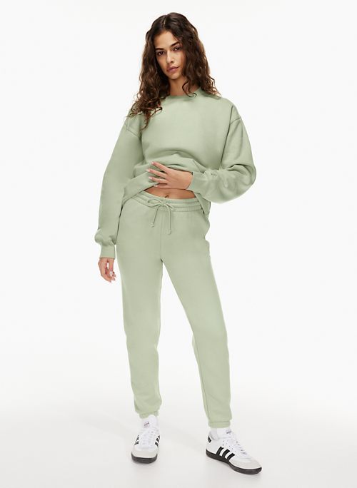 sage green sweatsuit