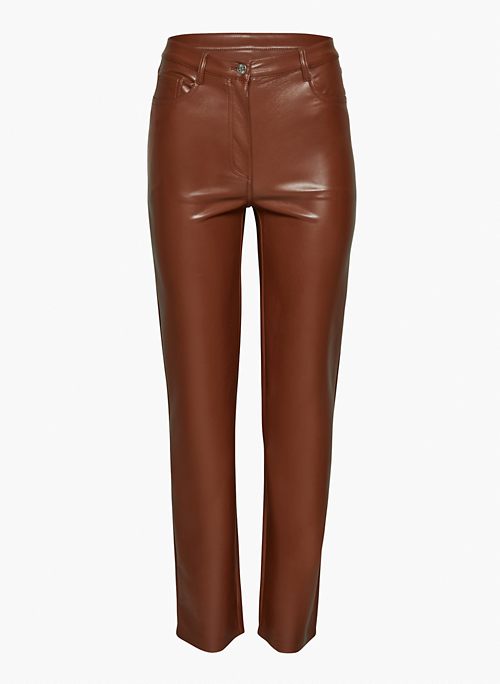 MELINA PANT - High-waisted, Vegan Leather pants