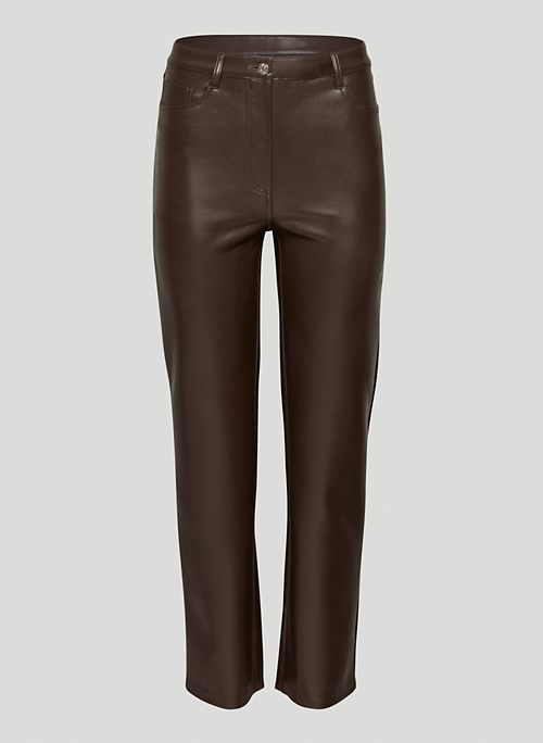 MELINA PANT - High-waisted Vegan Leather pants