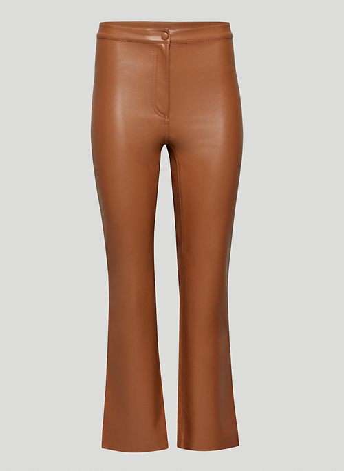 ADELE PANT - Flared Vegan Leather pants