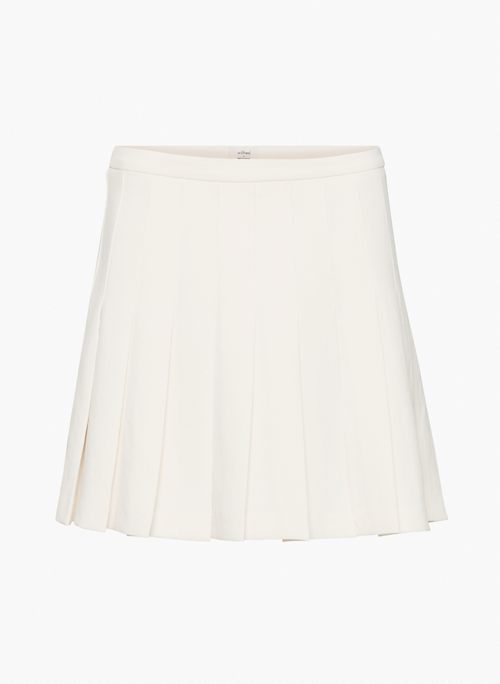 FRANCESCA SKIRT - Mid-rise pleated mini skirt