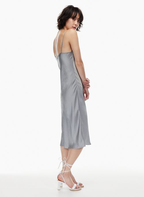 aritzia pink slip dress