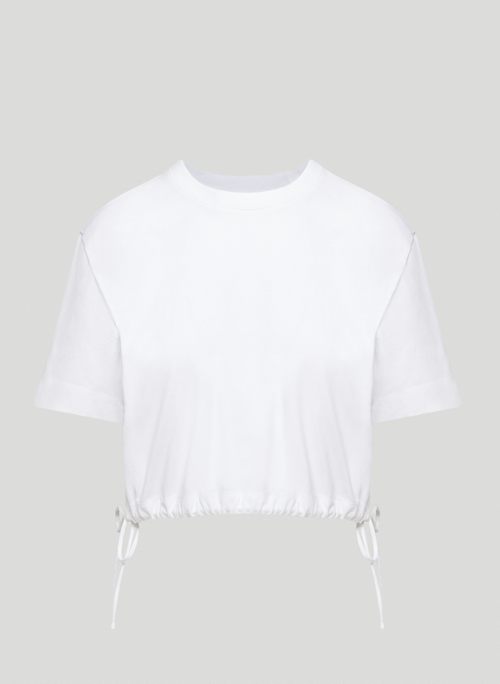 CRAFT T-SHIRT - Cropped, cinchable t-shirt