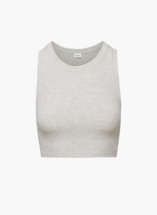 NEW GO-TO CROPPED TANK - Cropped, crew-neck tank