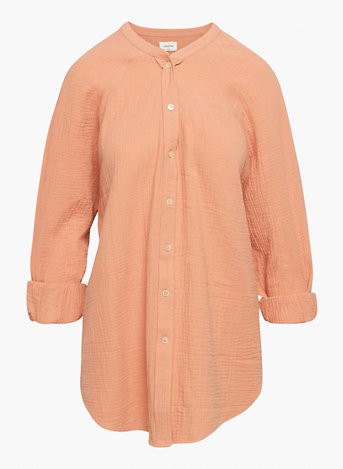 PLEASANTRY SHIRT - Organic cotton button-up shirt