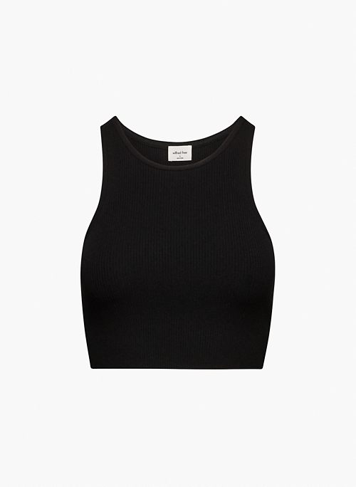 CLUTCH SWEATER - Cropped knit tank