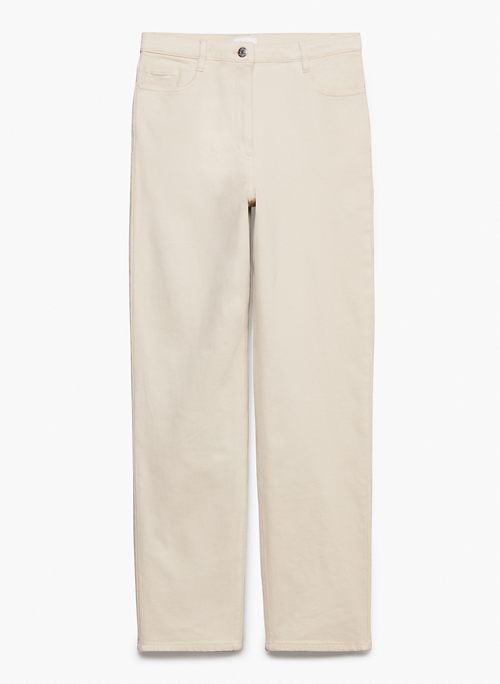 MELINA PANT - High-waisted, slim-fit twill pants
