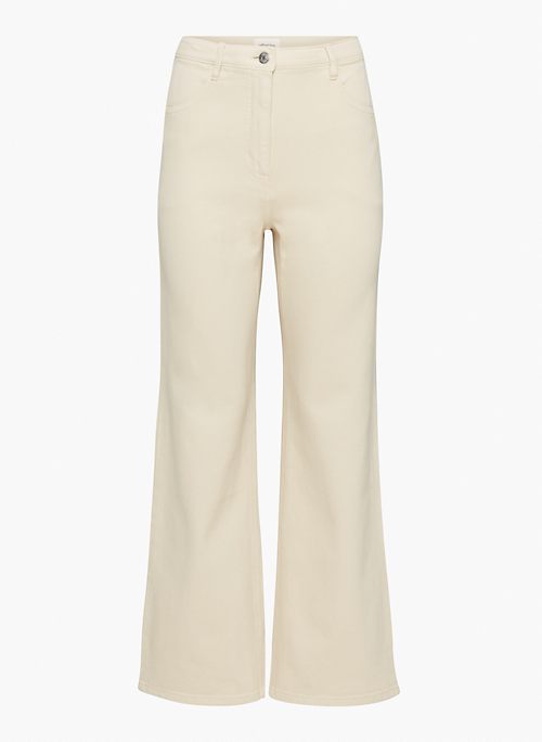 ENTRANCE PANT - Super high-waisted twill pants