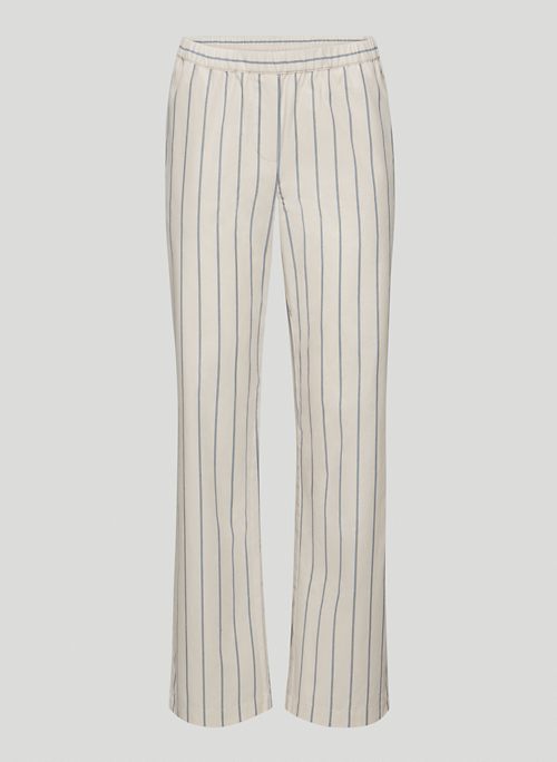 BOARDWALK PANT - Mid-rise cotton poplin pants