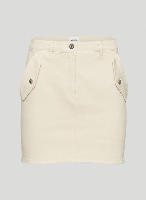 MOMENT SKIRT - High-waisted, A-line mini skirt
