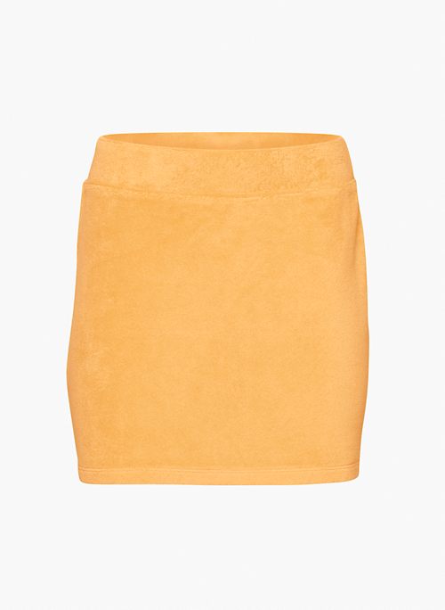 MESSENGER SKIRT - Terry mini skirt