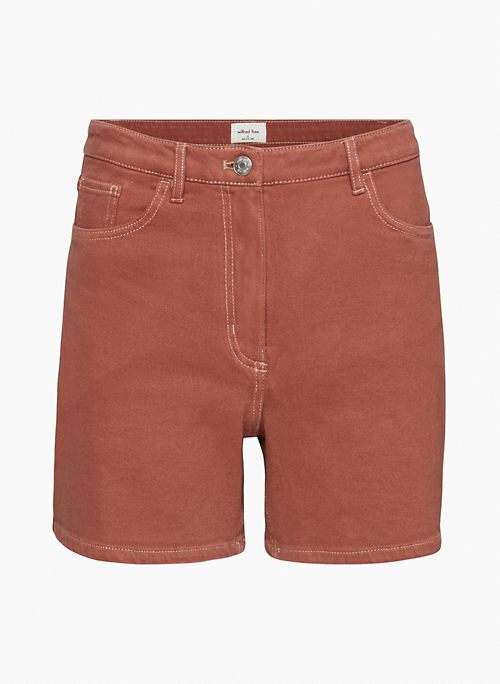 MERCURY SHORT - High-waisted twill shorts