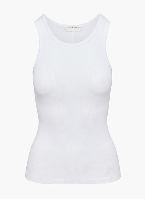 THE '50S RIBBED TANK - Scoop-neck tank