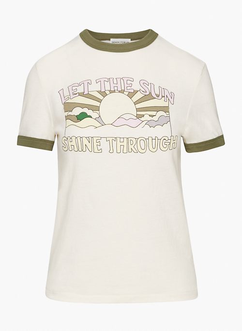 THE '80S RINGER TEE - Graphic ringer t-shirt