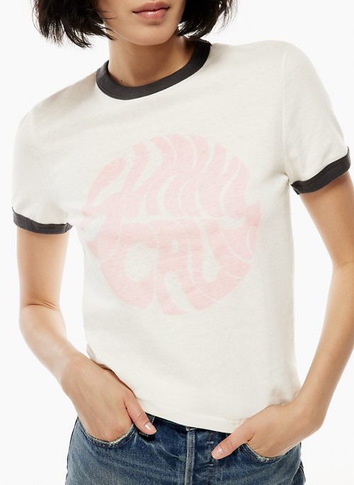 Denim Forum THE '80S RINGER TEE | Aritzia US