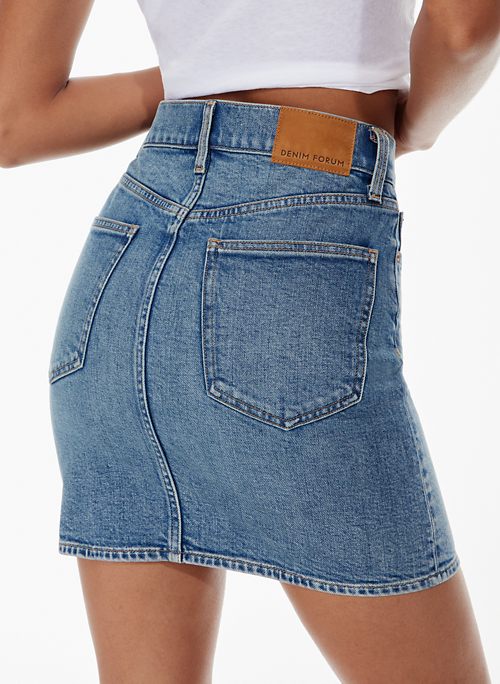 the pin-up denim skirt