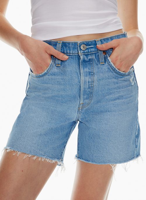 Levi's 501 Mid Thigh Shorts • Shop American Threads Women's Trendy