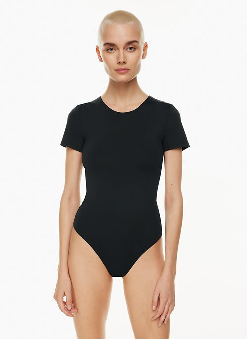 Sirens V-Neck Contour Short Sleeve Bodysuit
