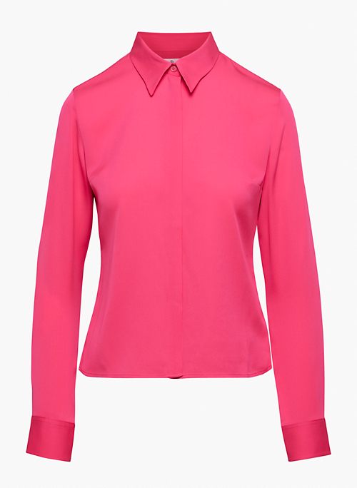 Babaton CONNERY SILK SHIRT | Aritzia US