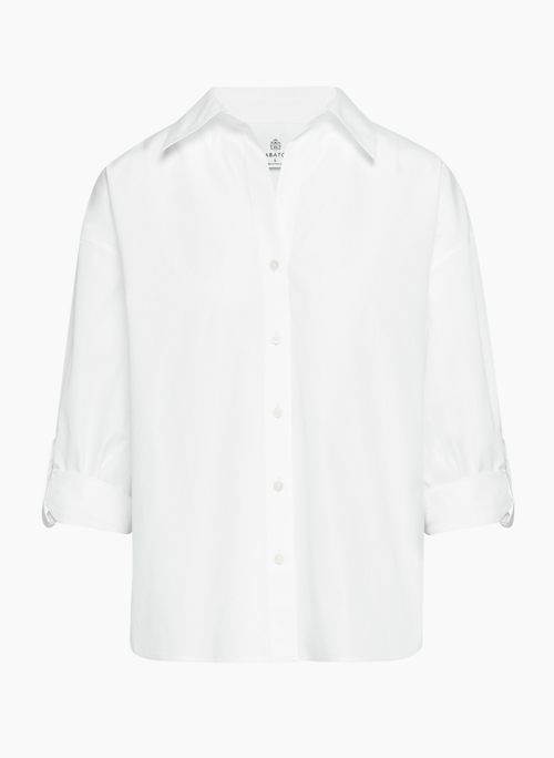 ARCHIVE POPLIN SHIRT - Oversized poplin button-up shirt