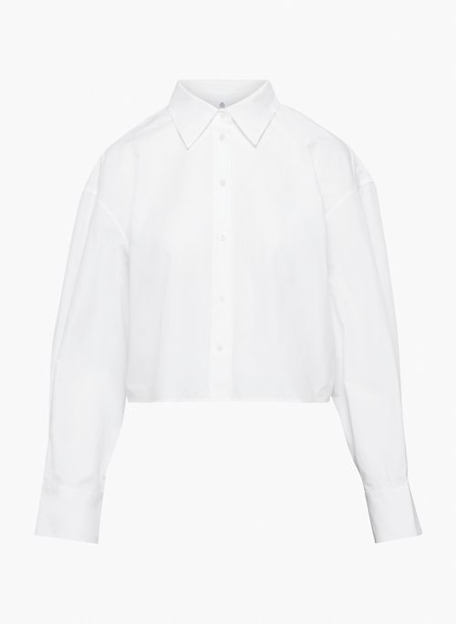 FOYER POPLIN SHIRT - Boxy button-up blouse