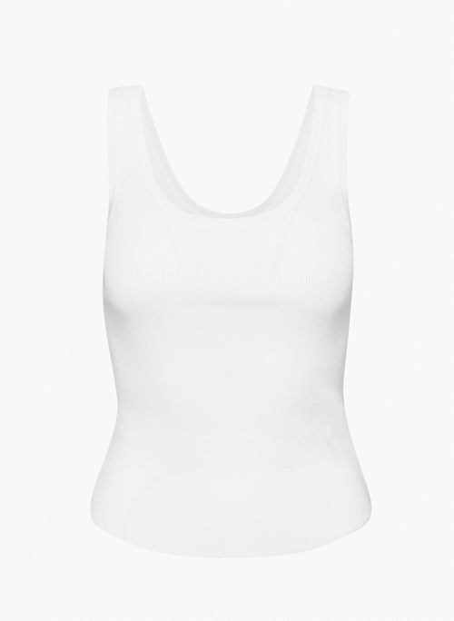 GALLATIN TANK - Ribbed scoop-neck tank top