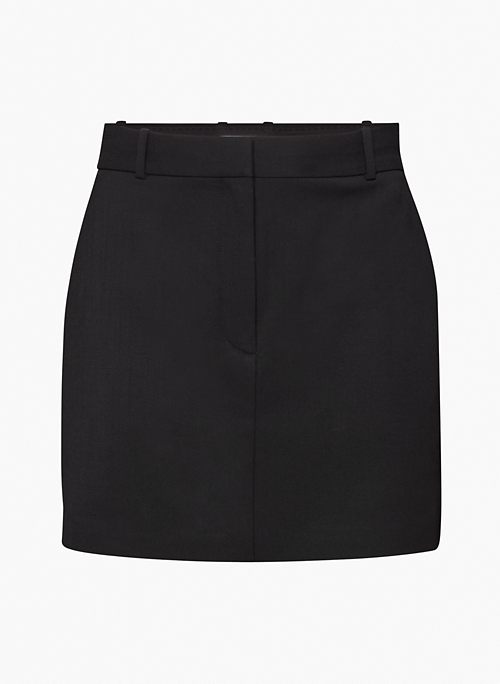 CHISEL SKIRT - High-waisted mini skirt