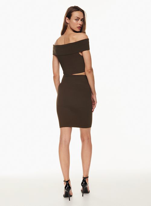 Babaton BRANDO SCULPT KNIT SKIRT | Aritzia CA