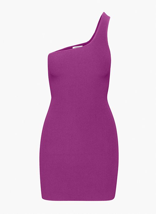 Babaton SCULPT KNIT ONE-SHOULDER DRESS | Aritzia CA