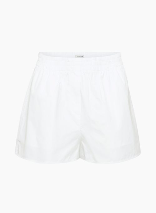 DEAKINS POPLIN 3" SHORT - High-waisted boxer-style shorts