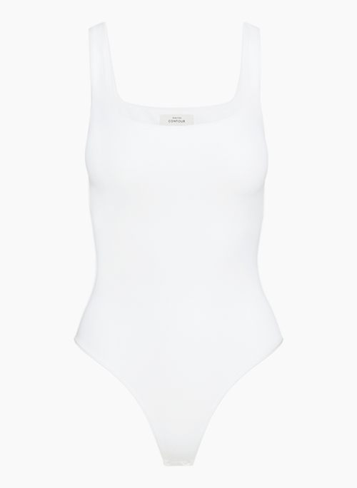 CONTOUR SQUARENECK BODYSUIT - Sleeveless square-neck bodysuit