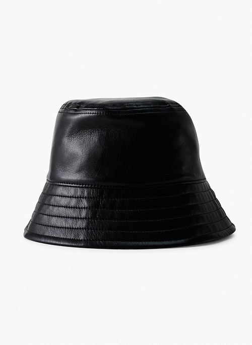 SANDRA BUCKET HAT - Vegan Leather bucket hat