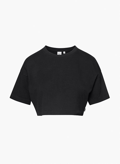 LAID BACK T-SHIRT - Cropped crew-neck t-shirt