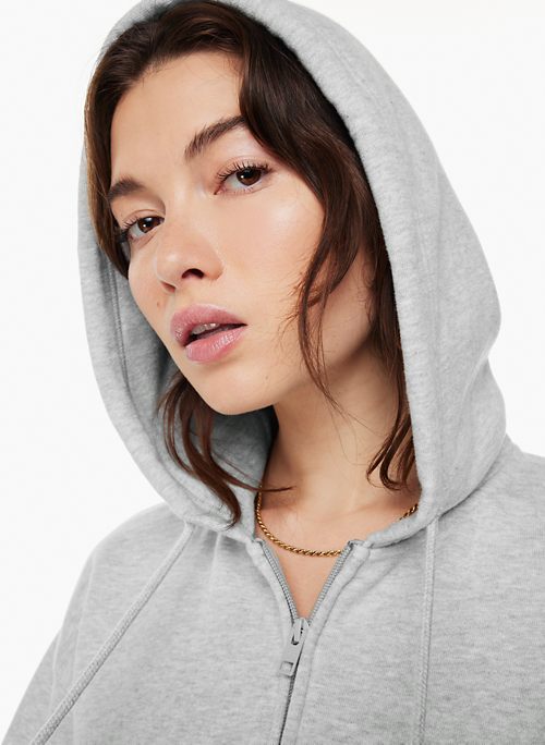 COZY FLEECE BOYFRIEND ZIP HOODIE Aritzia CA