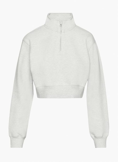 NEW COZY FLEECE PERFECT ¼ ZIP SWEATSHIRT - 1/4-zip pullover sweatshirt