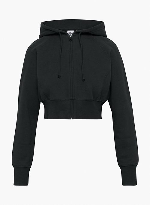 COZY FLEECE PERFECT BANDED ZIP HOODIE - Fleece zip-up hoodie