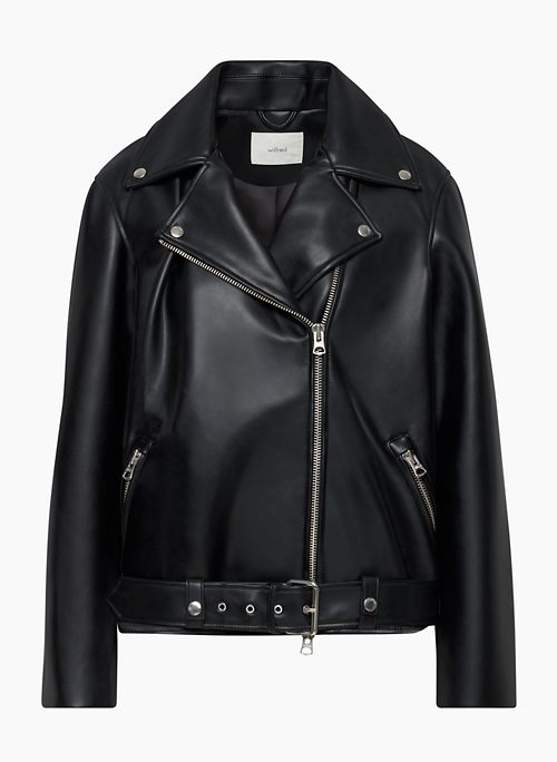 LIGHTNING JACKET - Vegan Leather moto jacket