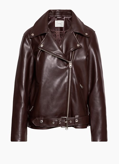 LIGHTNING JACKET - Vegan Leather moto jacket
