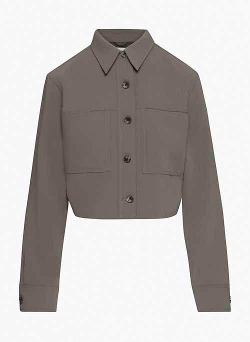 LITTLE CROPPED JACKET - Button-up light cropped jacket