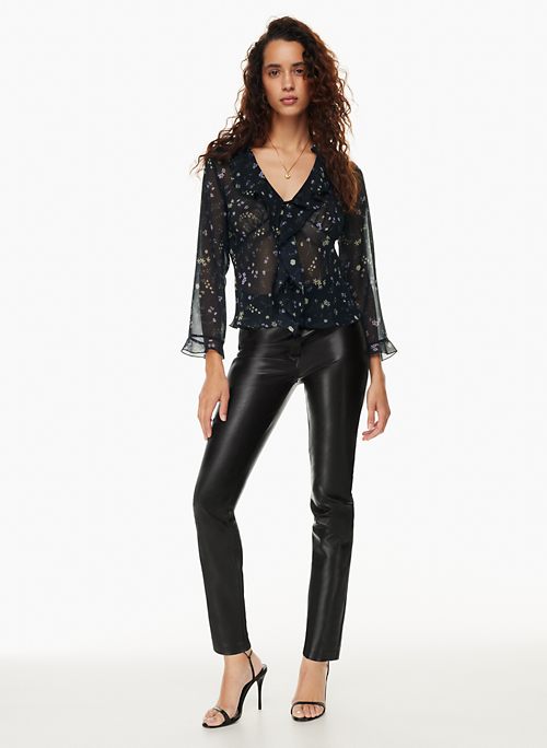 THE MELINA™ PANT  Slacks for women, Leather pants, Melina pant