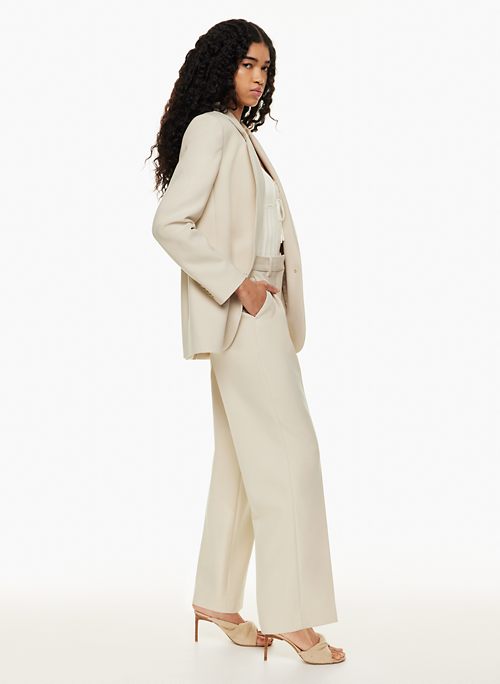 Rayna - White Tailored Tapered Trousers | Women's Trousers | Miss G Couture-anthinhphatland.vn