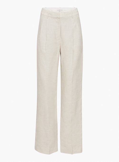 THE EFFORTLESS PANT™ LINEN - High-waisted wide-leg linen pants