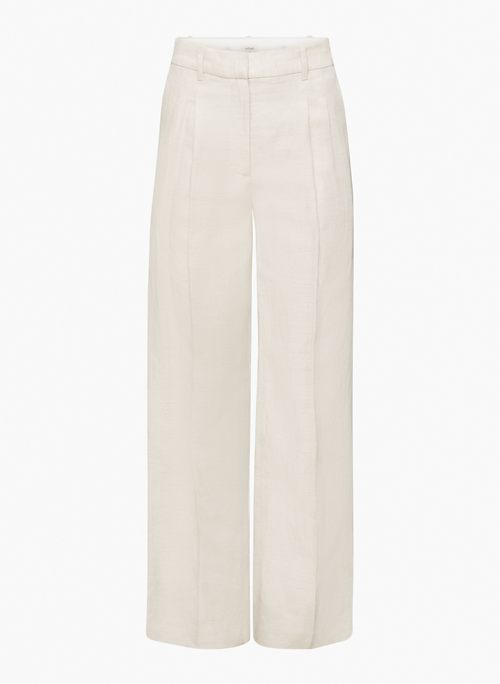 THE EFFORTLESS LINEN PANT™ - High-waisted, wide-leg linen pants