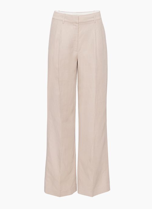 THE EFFORTLESS PANT™ LINEN - High-waisted, wide-leg linen pants