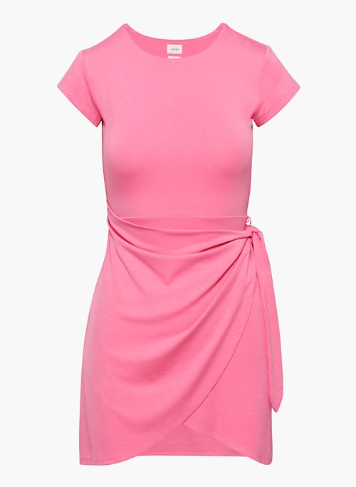 LUNE DRESS - Shortsleeve wrap dress