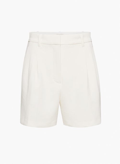 THE EFFORTLESS 5" SHORT - High-waisted, double-pleated shorts