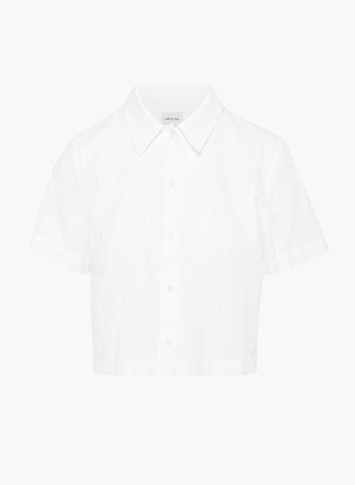 GELATO LINEN SHIRT - Short-sleeve linen button-up shirt