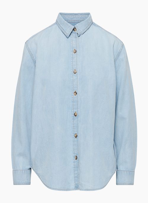 THE FIONA SHIRT - Relaxed denim button-up shirt