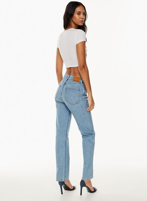 Denim Forum THE '90S CINCHED HI-RISE STRAIGHT JEAN