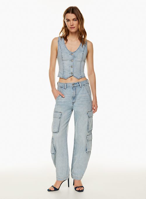 High-Rise Slim Cargo Jean